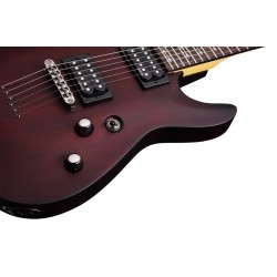 Schecter 2062 Electric Guitar Omen-6 - Walnut Satin (WSN)