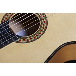 Alhambra 370 Flamenco Mengual & Margarit Flamenca Cypress Signature guitars - Solid German Spruce with tap plate And Solid Cypress