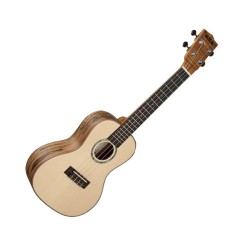 Kala Solid Spruce Top - Flame Maple Series Soprano Ukulele - Included Bag