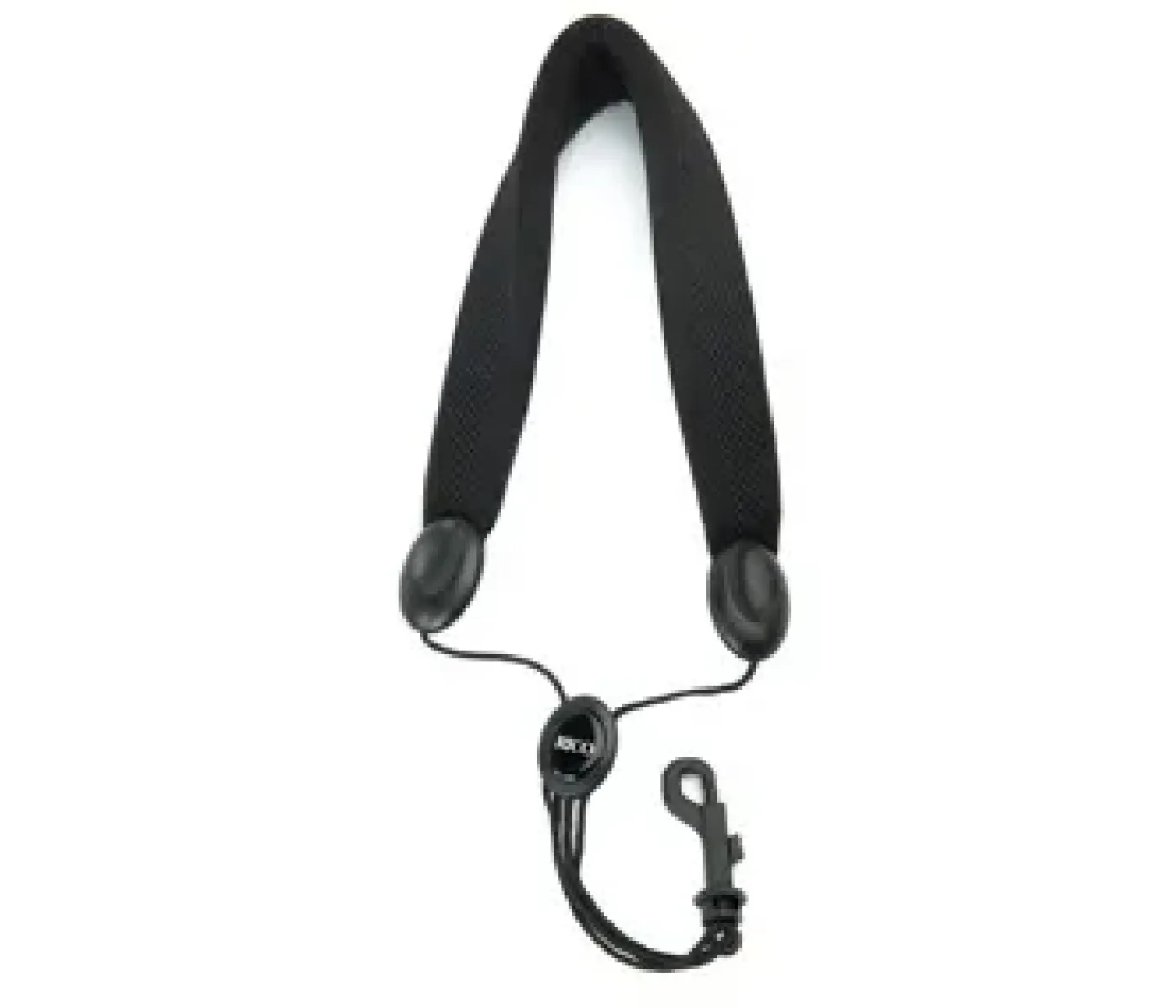 Rico SJA18 Padded Strap with Plastic Snap Hook for Soprano and Alto Saxophones - Black Rico SJA18 Padded Strap with Plastic Snap Hook for Soprano and Alto Saxophones - Black
