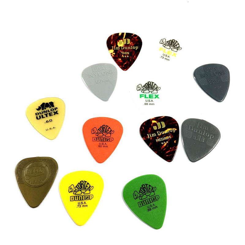 Jim Dunlop PVP112 Variety Picks for Acoustic Guitar - 12 Picks