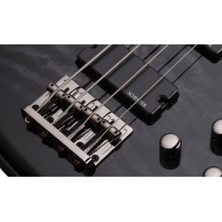 Schecter 2503 Electric Bass Stiletto Extreme-4 - See-Thru Black (STBLK)