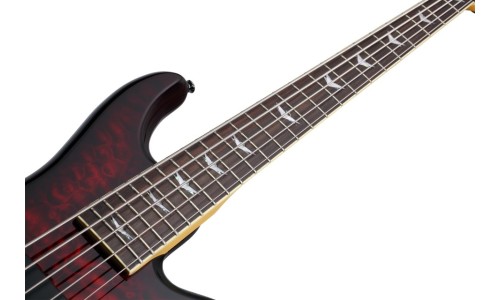 Schecter 2502 Electric Bass Stiletto Extreme-5 - Black Cherry (BCH)