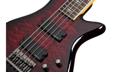 Schecter 2502 Electric Bass Stiletto Extreme-5 - Black Cherry (BCH)