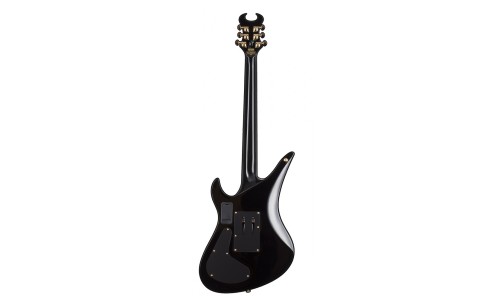 Schecter 1742 Electric Guitar Synyster Custom-S - Gloss Black With Gold Stripes