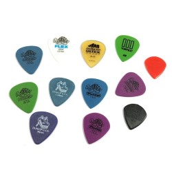 Jim Dunlop PVP113 Variety Picks for Electric Guitar - 12 Picks